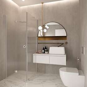 Hietakari Duschhörn Forma 369 Fast Vägg och Vikbar Dörr 369-84-92