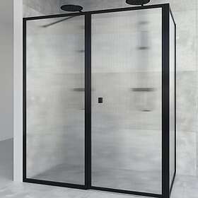 Macro Design Duschhörn Empire L Linjeglas Matt Sort 86x125x78(2045-2075) DEL8612