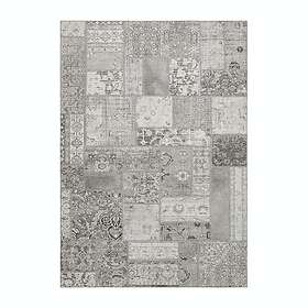 KM Carpets Tryckmatta Patchwork Silver 300*400 36584