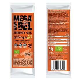 Energy Megarawbar Bars Box 10 Units Orange Silver