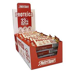 Nutrisport 33% Protein 44gr Protein Bars Box Dark Chocolate&orange 24 Units Flerfärgad