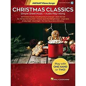 Classics Christmas Instant Piano Songs Simple Sheet Music Audio Play-Along Bok