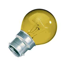 Crompton Decorative Round Harlequin BC B22d 25W (Yellow)