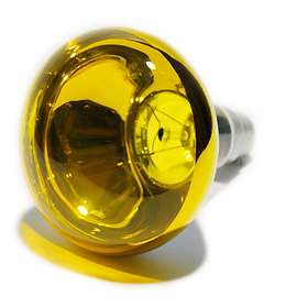 Crompton Reflector Standard R80 BC B22d 60W (Yellow)