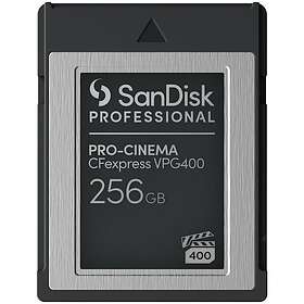SanDisk Professional PRO-CINEMA 256GB CFexpress VPG400 Type B Card upto 1700MB/s Read 1400MB/s Write SDPCVN4-256G-GNANN