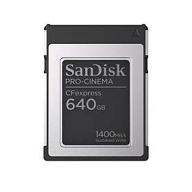 SanDisk PRO-CINEMA CFexpress Card 640GB up 1500MB/s SDCFEC-640G-GN4NN