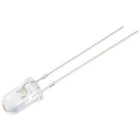 Orange TRU COMPONENTS LED hållmonterad Rund 5 mm 1120 mcd 30 ° 1 mA 1.8 V