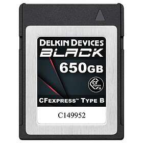 Delkin CFexpress Black 650GB R1725/W1530 (typ B)