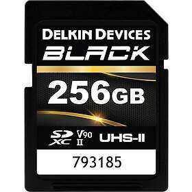 Delkin Sd Black Rugged Uhs-ii (v90) R300/w250 256gb Sdxc Minneskort DSDBV90256BX