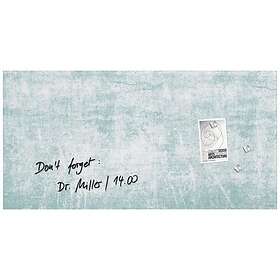 Sigel Glasmagnettavla Design Turquoise Wall (B x H) 910 mm 460 Turkos GL287