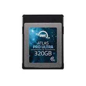 OWC Atlas Pro Ultra – 320 GB – högpresterande CFexpress typ B-minneskort, professionell kvalitet, CFX-media med hög kapacitet med supersnabb