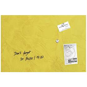 Sigel Glasmagnettavla Design Yellow Structure matt (B x H) 600 mm 400 Gul GL393