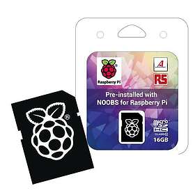 Raspberry Pi flash-minneskort 16 GB microSD