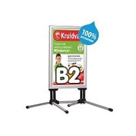 Twinco Gadeskilt TWIN LIGHT Wind B2 50x70 cm alu