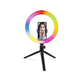 Generic Ring Light 26cm + Trepied Noir Tripod Avec Support