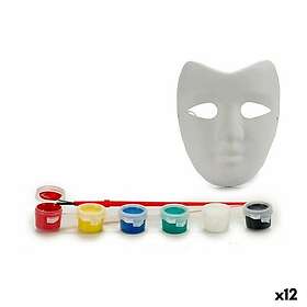 Pincello Uppsättning manuella aktiviteter Mask Vit Plast (12 antal)