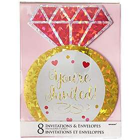 International Amscan 491595 inviteinv DLX JMB diamantring