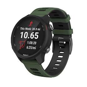 Best pris p Garmin Forerunner 245 armband silikon Milit rgr n