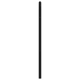 vidaXL Huvudgavel metall svart 150 cm 352612
