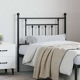 vidaXL Huvudgavel metall svart 80 cm 353564