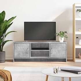 vidaXL TV Stand 102x30x37.5 cm concrete grey engineered wood 823257