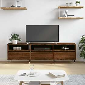 vidaXL Tv-bänk brun ek 150x30x44,5 cm konstruerat trä 831267