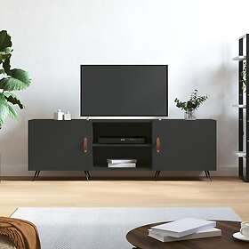 vidaXL Support TV svart 150x30x50 cm konstruerat trä 829069