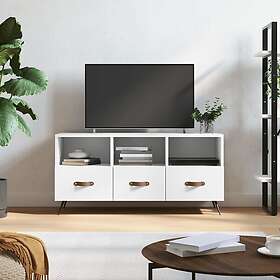 vidaXL TV Stand vit 102x36x50 cm konstruerat trä 829004