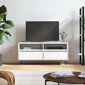 vidaXL TV-benk vit 100x34,5x44,5 cm konstruerat trä 831236