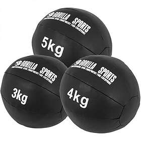 Gorilla Sports Wall Ball Paket 3kg 4kg 5kg