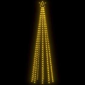 vidaXL 51290 Joulukuusio 400 Lämmin Valkoista LEDiä 100x360 cm