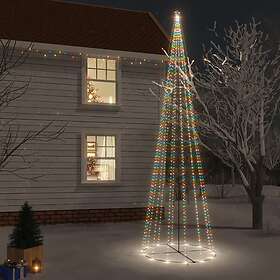 vidaXL Joulukuusio värikäs 1134 LEDiä 230x800 cm