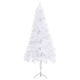 vidaXL Keinotekoinen Kuusi Valkoinen 180cm LED