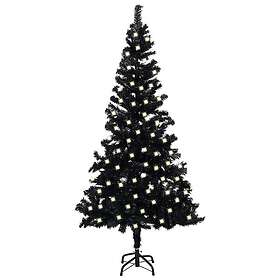 vidaXL Plastgran Musta 120cm