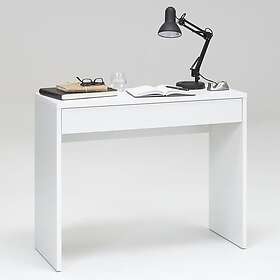 vidaXL FMD Desk med bred låda 100x40x80 cm vit 428711