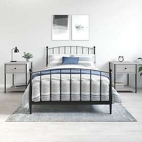 vidaXL Sängbord 2 st grå sonoma 44x45x58 cm konstruerat trä 825850