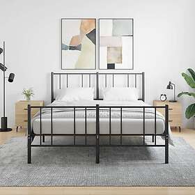 vidaXL Sängbord 2 st sonoma-ek 40x35x47,5 cm konstruerat trä 827347