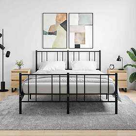 vidaXL Sängbord 2 st sonoma-ek 40x35x50 cm konstruerat trä 826899