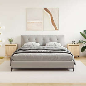 vidaXL Sängbord 2 st sonoma-ek 40x30x50 cm konstruerat trä 826819