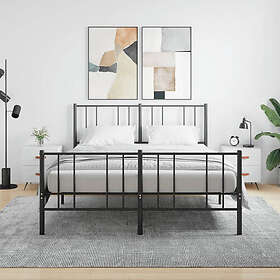 vidaXL Nattbord 2 st vit 40x35x47,5 cm konstruerat trä 827245