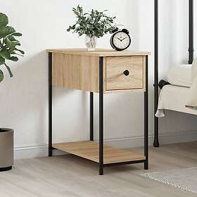 vidaXL Sängbord sonoma-ek 30x60x60 cm konstruerat trä 826055