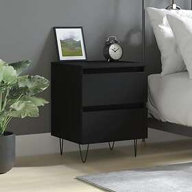 vidaXL Yöpöytä svart 40x35x50 cm konstruerat trä 826878