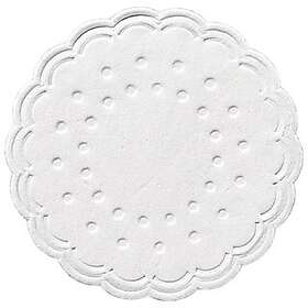 Duni Glasunderlägg 8-lag Vit 7,5cm