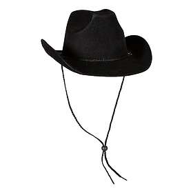 Deluxe Cowboyhatt Svart One size