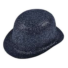 Glitter Plommonstop Svart Hatt One size