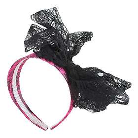 Smiffys 80-tals Diadem med Spetsfluga One size