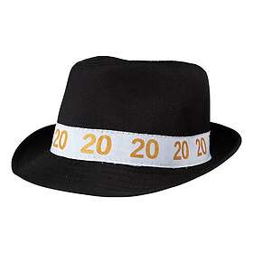 One Fedorahatt Svart med Siffra 20 size