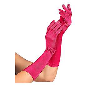 One Rosa Satinhandskar Långa size