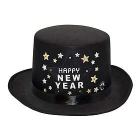 One Hatt Happy New Year Svart size