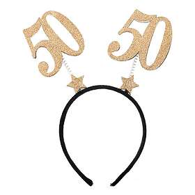 Santex Diadem med Siffra Guld Siffra 50